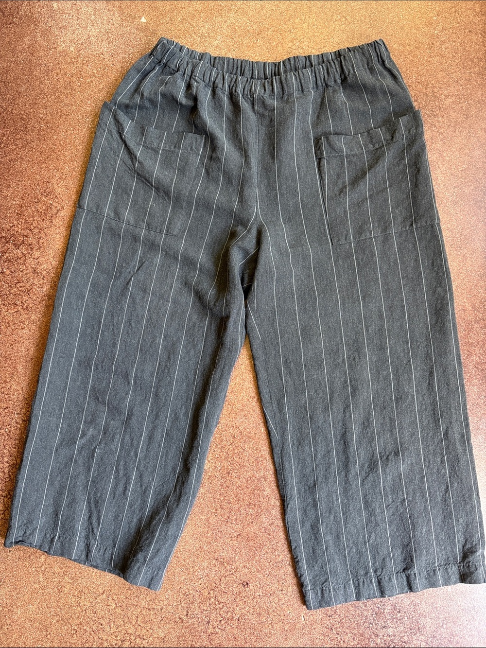 Lilith linen viscose cropped pants